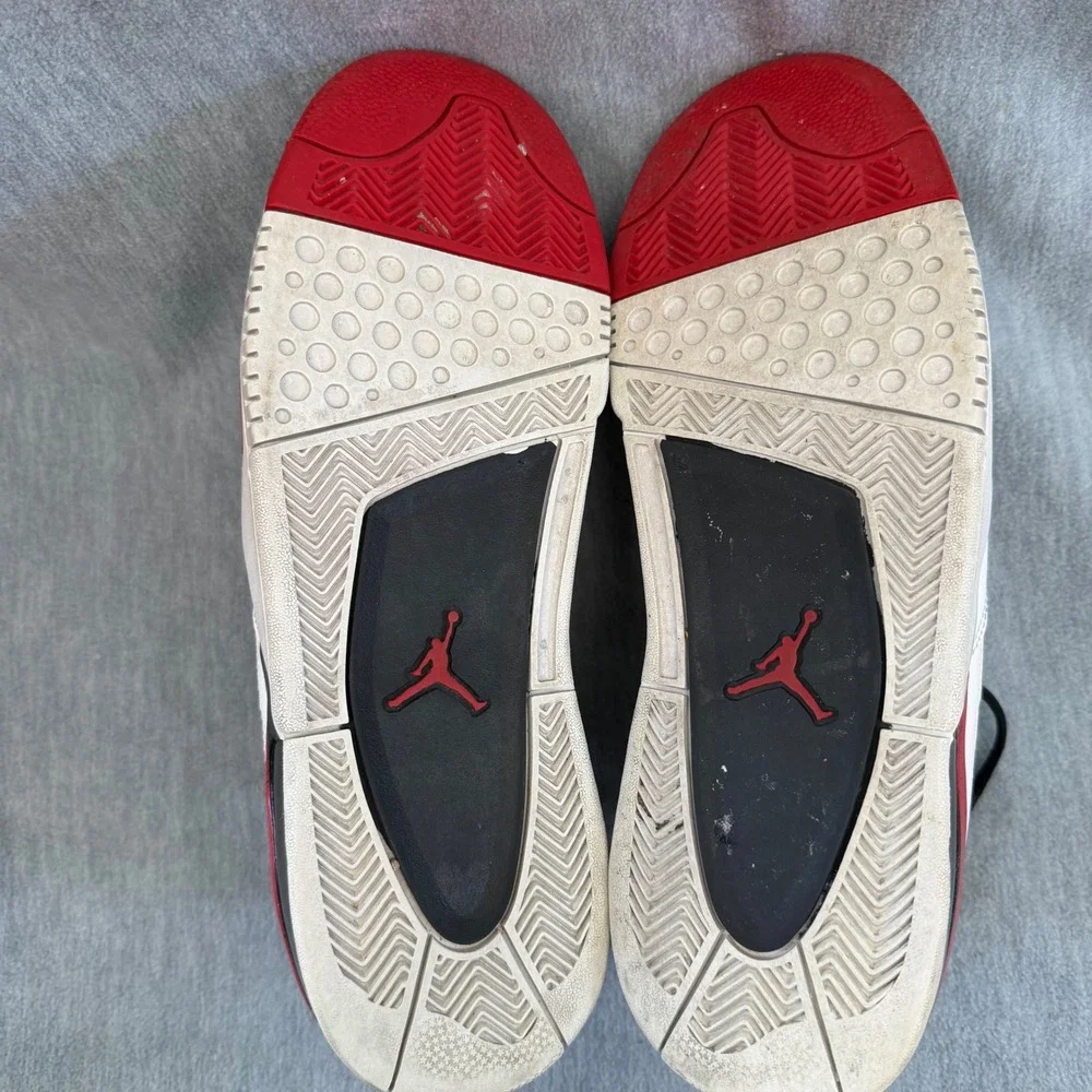 Nike Air Jordan Flight 23 White Red Sneakers Basketball Shoes Mens 12 317820-116